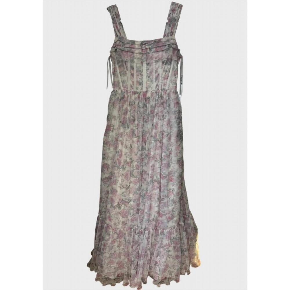 NEW ALETA women's amelia formal dress in multi